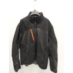 Mapamyumco Men's Polar Fleece Lined Full Zip Softshell Jacket Thermal LARGE